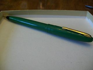 Wearever green fountain pen and pencil combined vintage