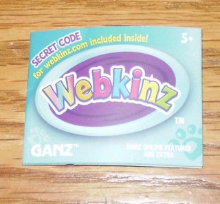 WEBKINZ ICY LEOPARD ~ UNUSED TAG CODE ONLY no plush NO STUFFED ANIMAL
