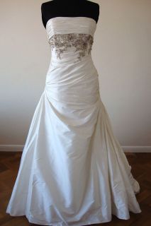 Constantina by Enzoani Duchess Wedding Dress UK14 Silk