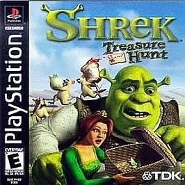 Shrek Treasure Hunt (Sony PlayStation 1, 2002) Free ship USA and 