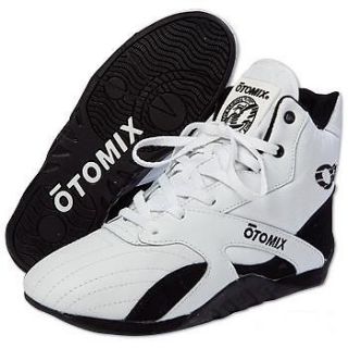 Otomix M4000 Power Trainer Shoes White Bodybuilding Weightlifting 