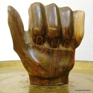 Handmade Collectible Carved Wooden Hand Artists Model Souvenir 