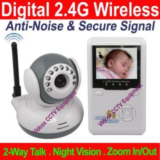 DIGITAL Wireless Baby Monitor Camera Video Intercom NightVision Infant 