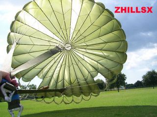 Parachute Military 35 ft.Diameter Complete uncut lines