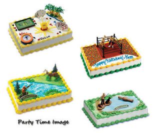   Cake Kit Deer or Duck or Casino or Wrestling U Pick W/ Free Balloons