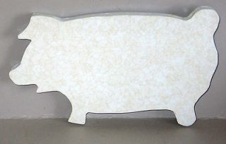 Pig Shaped Country Kitchen Cutting Bread Chopping Board 12.5x7.5