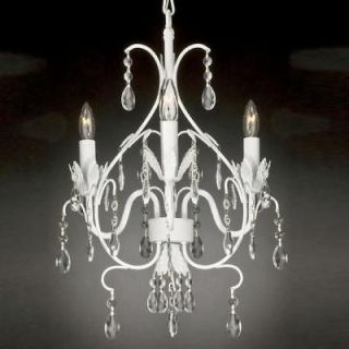 WROUGHT IRON CRYSTAL CHANDELIER LIGHTING TOLE FREE S/H