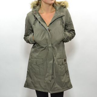 Roxy Womens Winter Crush Jacket Parker New   AW12 Army Green   RRP 