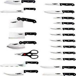   Stainless Steel 20 Piece Knife Set Chef Kitchen Cutlery Knives New