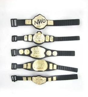 Lot of 5 5 WWE Wrestling Champion Belt For Figure