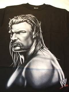 Classic TRIPLE H Illustrated Portrait WWE T shirt