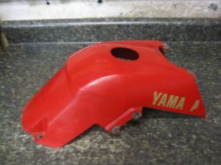 Yamaha YFM350 YFM 350 WARRIOR OEM RED PLASTIC FUEL GAS TANK COVER