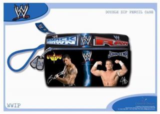WWE Raw Doulble Zip Pencil Case