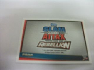 WWE SLAM ATTAX REBELLION PROP CARDS, CHOOSE WHICH CARD YOU WANT, NEW
