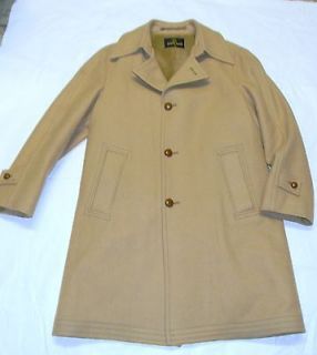Vintage Nice Zero King Wool Blend Over Coat Trench Coat Size 40