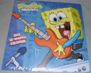   SpongeBob Squarepants 2013 12 ~ Month Calendar Retail $8.95 10x10
