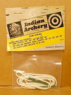 Indian Archery Braided Bowstring for Youth Bows   56 AMO