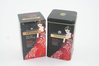 Twinings Exclusive Ltd Edition Mulled Spice Caddy/Tin and Tea box Gift
