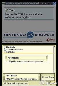 Nintendo DS Browser Nintendo DS, 2007