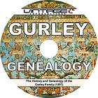 GURLEY Family Name {1897} Tree History Genealogy Biography ~ Book on 