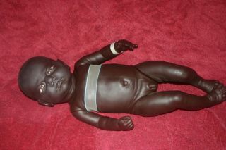 Anatomically Correct Black Baby Boy Doll By Netta