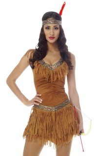 Sexy Native American Indian Princess Pocahontas Costume