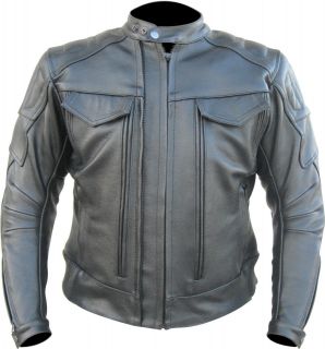 Vintage Motorcycle Cheap Leather Jackets for Mens Street Bike Riders 