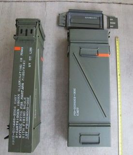 AMMO CAN SPECIAL  120MM Mortar  2 Can Sets with Lids  PRISTINE and NEW 