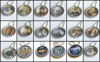   Necklace Choose design Tardis,K9,Dalek,Doctors,Amy Pond,Cyberman etc