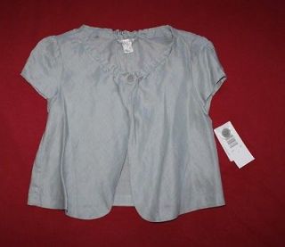 NWT Allison Taylor Dillards Ice Blue Linen Cardigan S Small 6 8 10