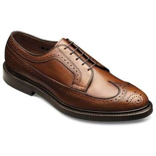 Allen Edmonds Mens Macneil Walnut Grain Leather Shoe Size 10.5 E