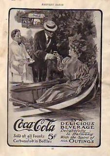 1906 Harpers Bazar 6 issues bound Coca Cola; Weddings