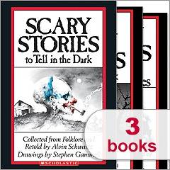 NEW Set of 3 SCARY STORIES to Tell in the Dark by Schwartz & Gammell