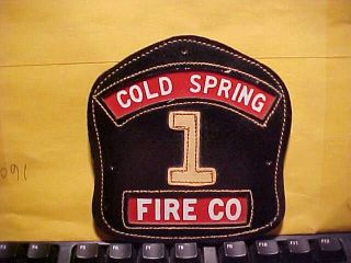 COLD SPRING NEW YORK # 1 FIRE HELMET FRONT