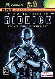 The Chronicles of Riddick Escape from Butcher Bay (Xbox, 2004)