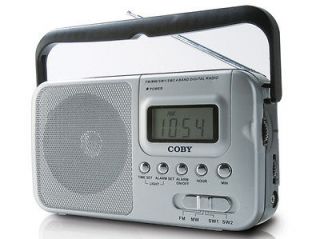 New Coby CX39 Portable AM/FM/SW1/2 Shortwave Radio with Digital 
