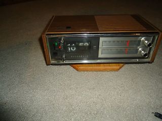 Vintage Panasonic Alarm Clock Radio w/ AM/FM Station Treble Bass