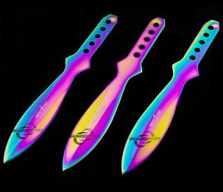 PC JACK THE RIPPER TITANIUM THROWING KNIFE SET Tactical 