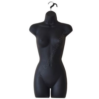 Female Dress Black Mannequin Form   Use For Display Small Medium 