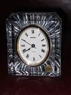 Vintage Staiger Quartz Germany dArques France Crystal Clock