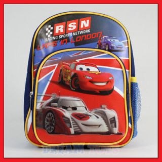 Cars 2 Race in London Toddler 10 Backpack McQueen Bag