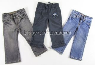   Kids sz 2 2T boy Gray Jeans Active pants & Denim pants set lot j ks d