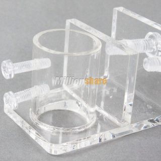 New 4 Aquarium Acrylic Clip Tube Holder for Inlet and Outlet Water 