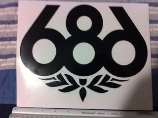 686 10 Sticker SNOWBOARD VARIOUS COLORS