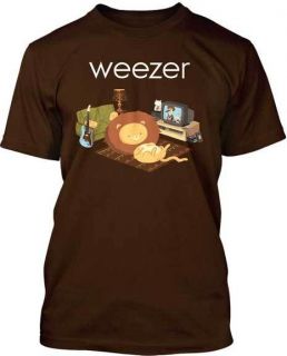 WEEZER   Lion   T SHIRT S M L XL 2XL Brand New   Official T Shirt 