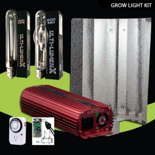 Ulti Lumenx 400 watt 400w Dimmable HPS MH Grow Light System Set Kit
