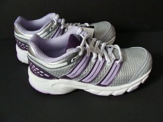 ADIDAS Girls Response Running Shoes Size 4 Sneakers Trail Track Purple 
