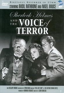 Sherlock Holmes and the Voice of Terror DVD, 2003, Digitally Restored 