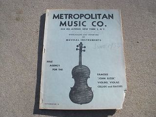   Metropolitan Music Catalog   Harmony & Stella Guitars and Amps Etc