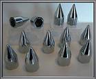 Chrome Bolt Toppers 20 Acorn caps Hot Nut Covers METAL